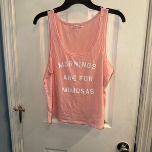 Victoria's Secret Pink Tank Top - Mornings Are For Mimosas